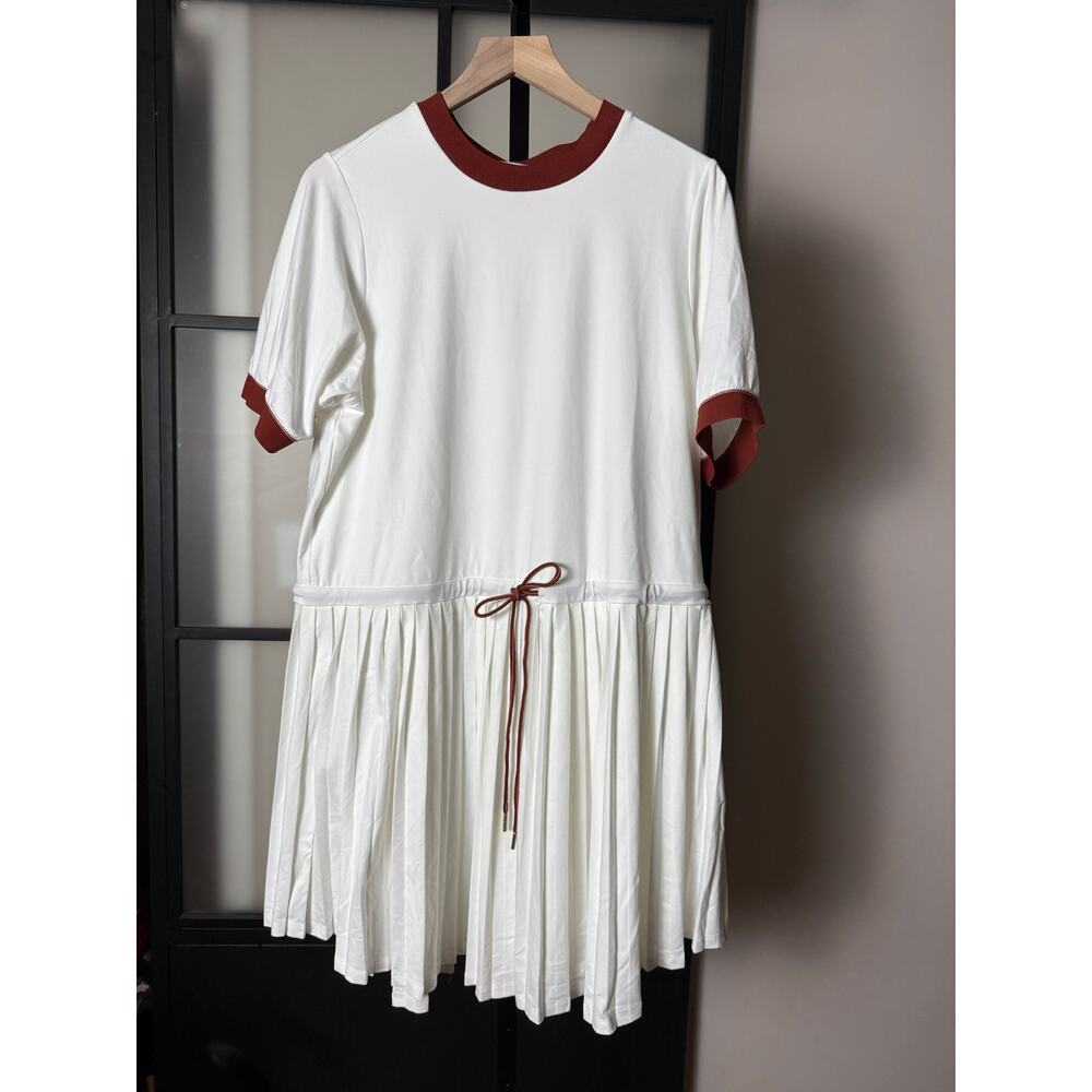 NWT Varley Trent Short-Sleeve Court Mini Dress Size 1X